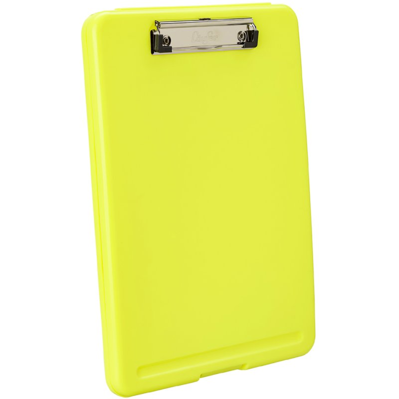 Läufer Porte-bloc Safety, avec compartiment de rangement, A4, orange